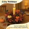 Fall Wreaths for Front Door Outside Decor(Wreath Eucalyptus)5"D x 20"W x 20"H